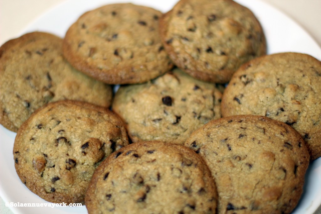 Receta chocolate chip cookies