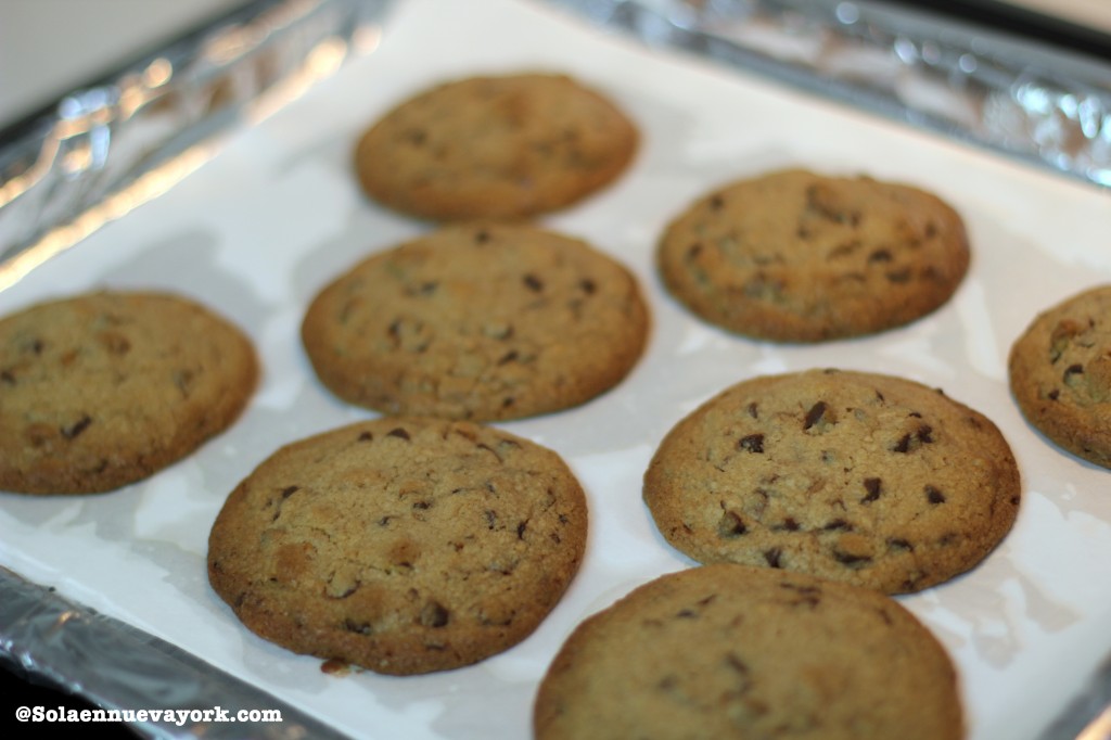 Receta chocolate chip cookies